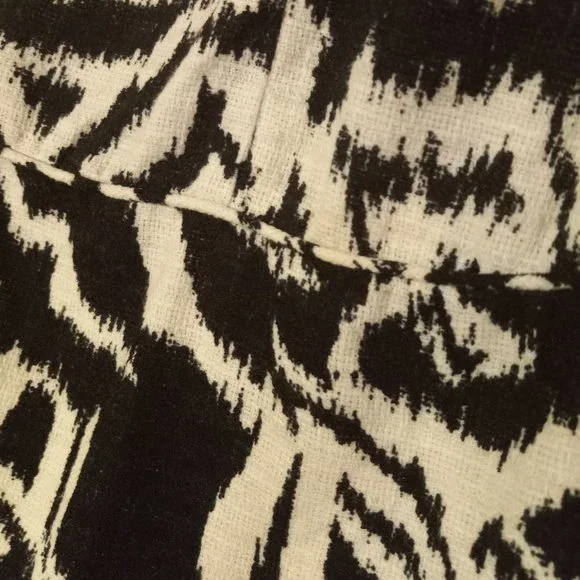 Pendleton Half Zip Dress Black & White GUC Size 4 - Picture 4 of 12